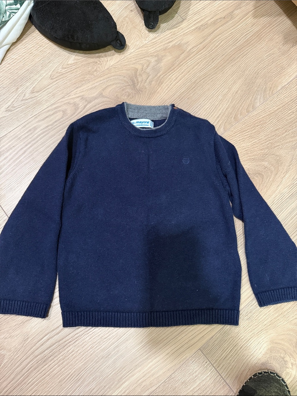 Mayoral Navy and Gray Crewneck Sweater for boy